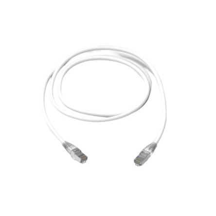 HellermannTyton Connectivity Cat6a Ethernetové kabely, Bílá, Nízko dýmivý bezhalogenový, A: RJ45 1 m, B: RJ45, typ