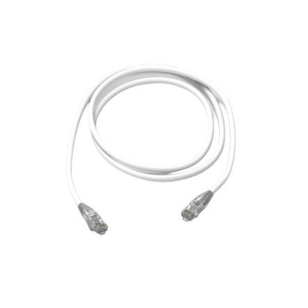 HellermannTyton Connectivity Kat6 Ethernetové kabely, Bílá, Nízko dýmivý bezhalogenový, A: RJ45, Rovný 10 m Vnější, B: