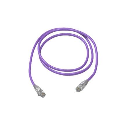 HellermannTyton Connectivity Kat6 Kabel, Fialová, Nízko dýmivý bezhalogenový, A: RJ45 80 m, B: RJ45, typ pláště: F/FTP