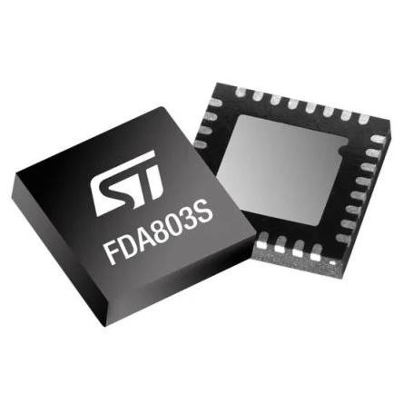STMicroelectronics Třída D IO audio zesilovačů FDA803S-6DY 10W, standard: AEC-Q100 Audio, QFN-32, počet kolíků: 32