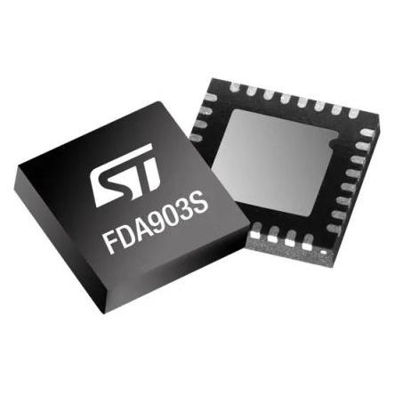 STMicroelectronics Třída D IO audio zesilovačů FDA903S-6DY 10W, standard: AEC-Q100 Audio, QFN-32, počet kolíků: 32