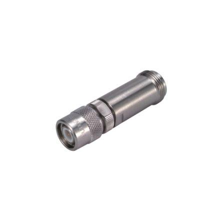 Huber+Suhner Adaptér, orientace těla: Rovný, 50 Ω, 16GHz, obklad těla: Nerezová ocel, Normální