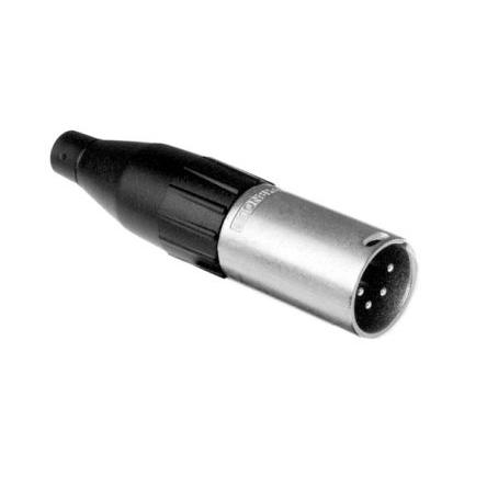 Amphenol Industrial Konektor XLR, barva Stříbrná, Černá, počet kontaktů: 4, orientace těla: Rovný Vnější, pokovení: