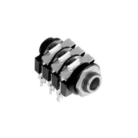 Amphenol Industrial Konektor jack, Montáž na plošný spoj, Telefonní zástrčka, Pájecí očko Vnitřní, 1/4 in 2 10A,
