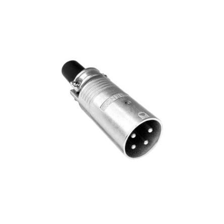 Amphenol Industrial Konektor pro reproduktory, počet kontaktů: 5, orientace těla: Rovný, Kabel Vnější, materiál