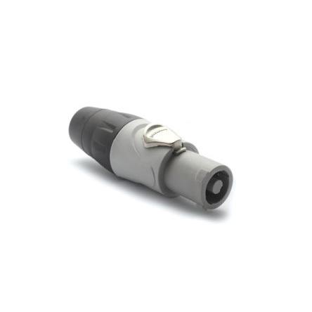 Amphenol Industrial Napájecí konektor, řada: HP, IP54, Kabel, formát pólů: 3P, orientace těla: Rovný barva Šedá, 3.2kV