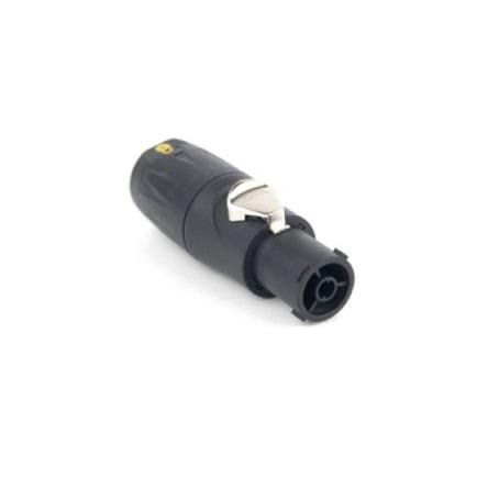 Amphenol Industrial Napájecí konektor, řada: HPT, IP65, Kabel, formát pólů: 3P, orientace těla: Rovný barva Černá, 250V