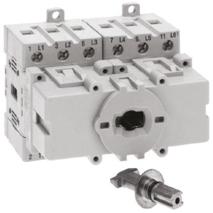 Allen Bradley Oddělovací (hlavní) vypínač, rozsah: 194E 6pólový Panel IP66 63A 22 kW