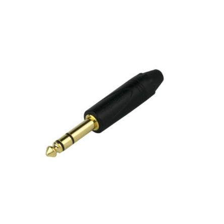 Amphenol Industrial Konektor jack, Kabel, Telefonní zástrčka, Pájecí Vnější, 1/4 in 1 10A barva Černá, orientace těla: