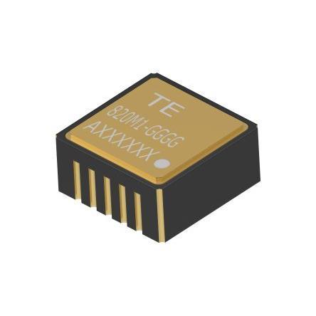 TE Connectivity Akcelerometr 820M1-0100-TRAY Montáž na plošný spoj 1osý, počet kolíků: 10 kolíkový, LCC, typ snímače: