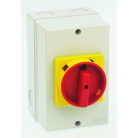Allen Bradley Oddělovací (hlavní) vypínač, rozsah: 194E 6pólový Panel IP65 25A 11 kW