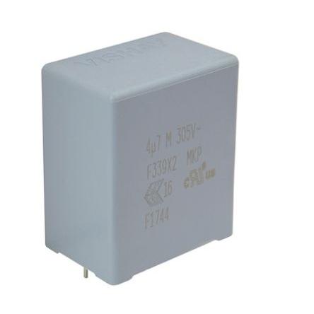 Vrstvové kondenzátory, řada: F339X2 1 μF ±20 % 305 V dc 305V ac, Průchozí otvor Vishay AEC-Q200
