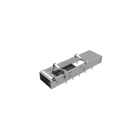 Amphenol Communications Solutions Zasouvací konektor I/O, řada: UE36 QSFP-DD, Konektor I/O Vnější, Lisovací, počet