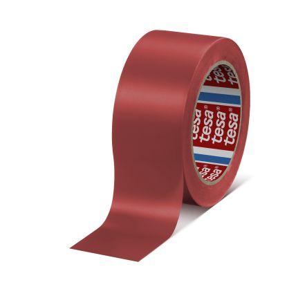 Podlahová páska, Červená 50mm, délka: 33 m 60760 Samolepicí Tesa 0.15 mm