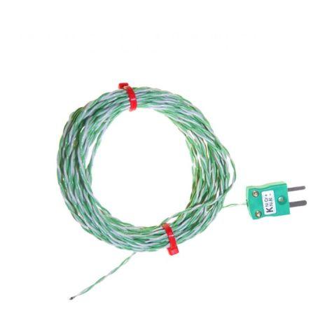Termočlánek 2 m kabel typ K Perfluoralkoxyalkan 2 m sonda, -75 °C 1 mm na 250 °C IEC RS PRO