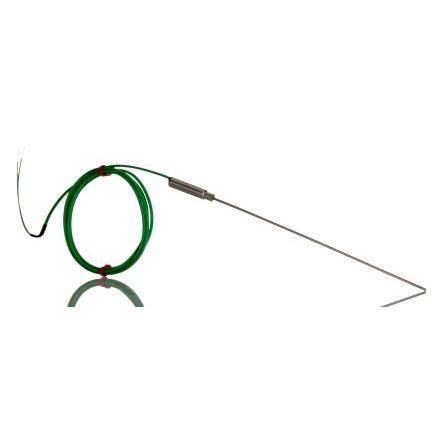 Termočlánek s minerální izolací 100 mm kabel typ K Nerezová ocel 1000 mm sonda, -40 °C 1.5 mm na 1100 °C IEC, RoHS