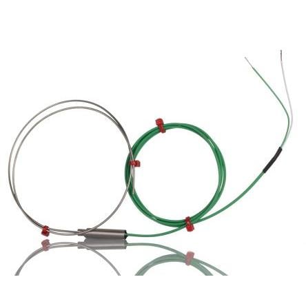 Termočlánek s minerální izolací 1 m kabel typ K Nerezová ocel 500 mm sonda, -40 °C 1.5 mm na 1100 °C IEC, RoHS Compliant