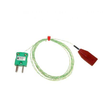 Termočlánek s gumovou záplatou 1 m kabel typ K Silikonová pryž 1 m sonda, -50 °C na 150 °C IEC, RoHS Compliant RS PRO