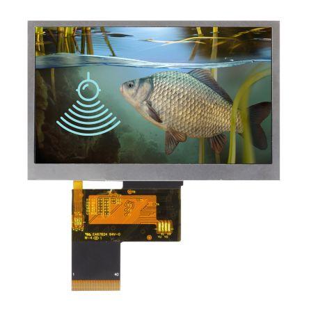 Barevný displej LCD NHD-4.3-480272EF-ASXP, řada: NHD 4.3 in 480 x 272 pixelů podsvícení LED rozhraní RGB NEWHAVEN