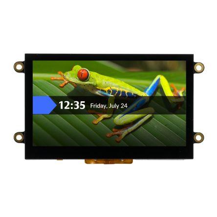 Barevný displej LCD NHD-4.3-800480FT-CSXP-CTP, řada: NHD 4.3 in Dotykový displej 800 x 480 pixelů podsvícení LED