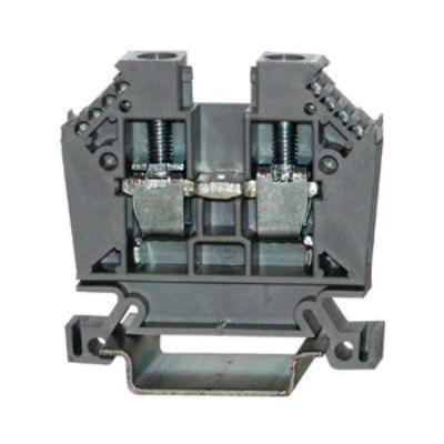 RS PRO Napájení přes svorkovnici, 1kV Šedá 10mm² 1 Klecová svorka