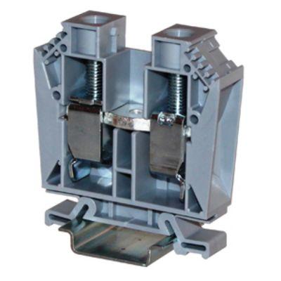 RS PRO Napájení přes svorkovnici, 1kV Šedá 50mm² 1 Klecová svorka