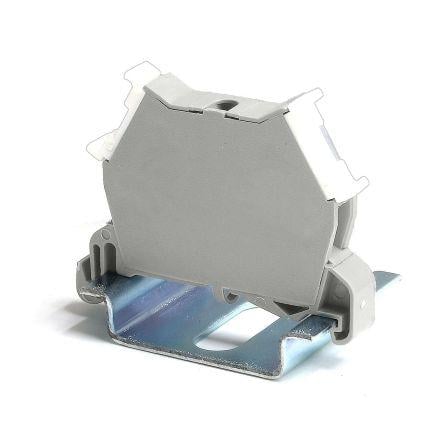 RS PRO Svorkovnice bez pojistky, 300V Šedá 1.5mm² 1 Klecová svorka