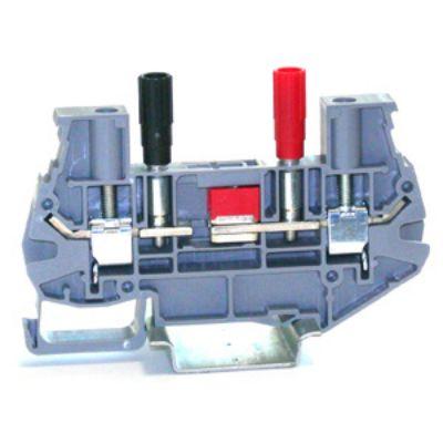 RS PRO Odpojovací svorkovnice, 800V Šedá 6mm² 1 Klecová svorka