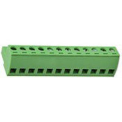 RS PRO Zásuvný blok Terminal, rozteč: 5.08 mm, počet řad: 1, počet kontaktů: 12, Zelená