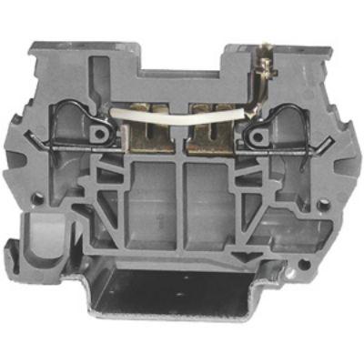 RS PRO Svorkovnice pro komponenty, 300V Šedá 2.5mm² 1 Pružinová svorka