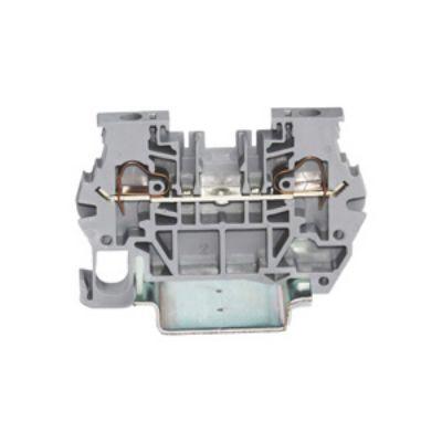 RS PRO Napájení přes svorkovnici, 1kV Šedá 4mm² 1 Pružinová svorka