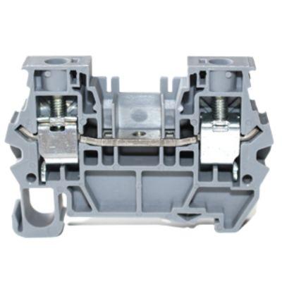 RS PRO Napájení přes svorkovnici, 1kV Šedá 6mm² 1 Objímka