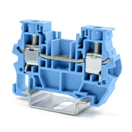 RS PRO Napájení přes svorkovnici, 1kV Modrá 6mm² 1 Objímka