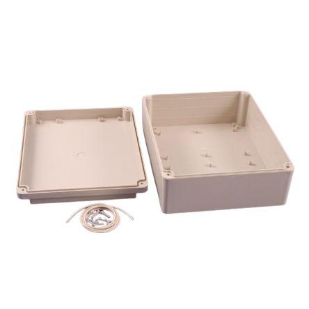 Hammond Pouzdro, řada: RS5105S IP65 barva Světle šedá ABS 254 mm 90 mm 204 mm Etylen-propylen diodový monomer