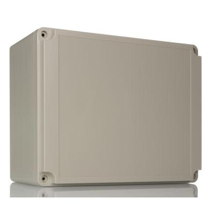 Hammond Pouzdro, řada: RS IP65 barva Šedá barva Šedá ABS 254 mm 130 mm 201 mm Etylen-propylen diodový monomer