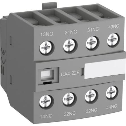 ABB Blok pomocných kontaktů 4 NO 4 DIN, rozsah: CA4-40E s Šroub 2 A 690V