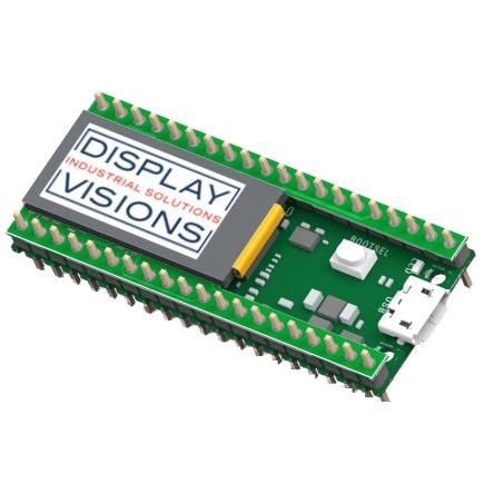 Displej TFT LCD EA RAPICOTFT009, řada: EA RaPicoTFT009 0.9 in 160 x 80 pixelů rozhraní SPI Display Visions Pcap