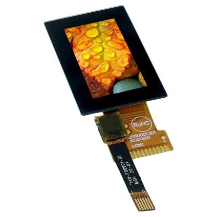 Displej TFT LCD EA TFT009-81AITC 0.96 in Dotykový displej 16 x 80 pixelů podsvícení LED rozhraní SPI Display Visions