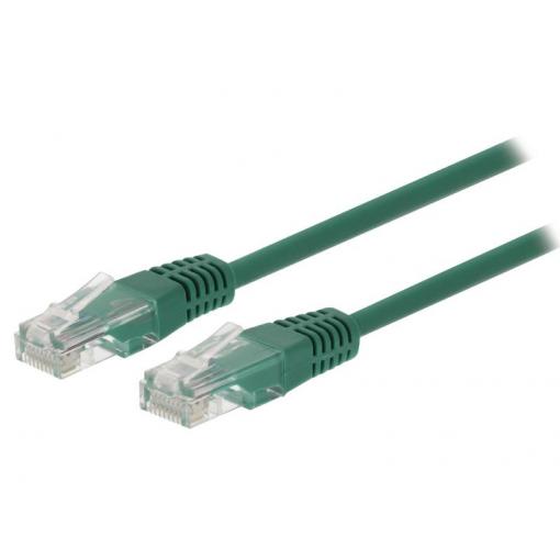 Kabel UTP 1x RJ45 - 1x RJ45 Cat5e 10m GREEN VALUELINE VLCT85000G100