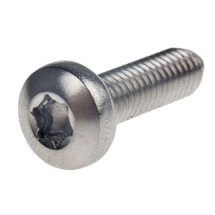 RS PRO Šroub s nízkou půlkulovou hlavou Hvězdičková drážka, Nerezová ocel hlavice Kónická 20 mm
