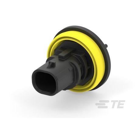 TE Connectivity Patice, počet kontaktů: 2 barva Černá, Vnitřní, Deska, řada: 2325102 Pájecí, počet řad: 1