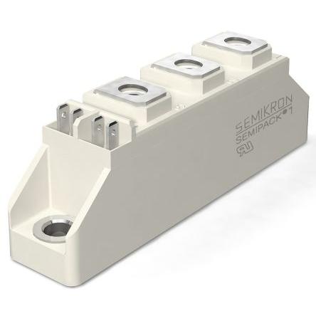 Semikron Danfoss Diodový/tyristorový modul SCR SCR SKKH 92/16 E 150 mA 95 A 1600 V 2 kA, SEMIPACK1, počet kolíků: 5