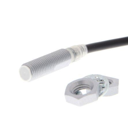 Omron Indukční bezdotykový snímač E2EQ-X3D18 2M Válec se závitem M8 100mA, 3 mA IP67 2vodičové 250 Hz 3 mm 30 V dc
