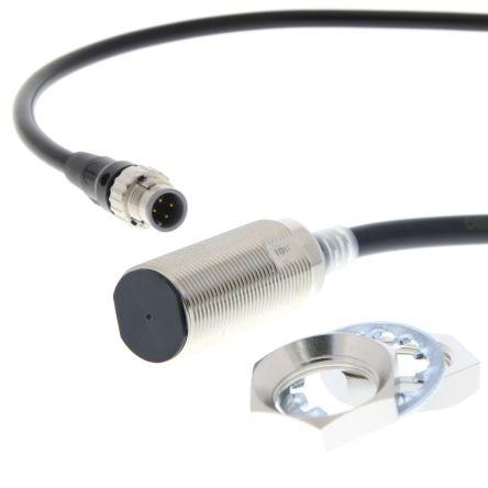Omron Indukční bezdotykový snímač E2E-X11D118-M1TGJ 0.3M Válec se závitem M18 100mA, 3 mA IP67, IP67G, IP69K 2vodičové
