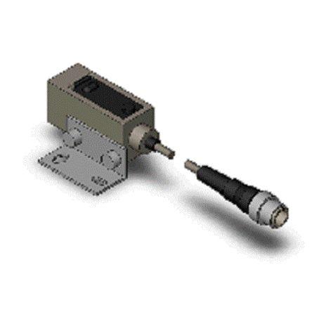 Omron Fotoelektrický snímač, řada: E3S Červená LED Blok Konektor M12, výstup: NPN/PNP Retroreflexní IP67