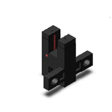 Omron Fotoelektrický snímač, řada: EE Infračervená LED Štěrbinový, výstup: NPN Jednocestný IP60