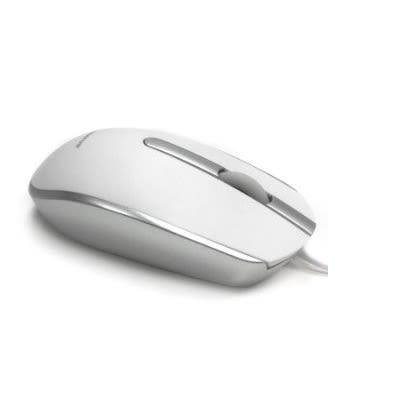 Myš Trackball 3tlačítková, Kabelový, USB Optické, Bílá Ceratech, model: M100 MAC