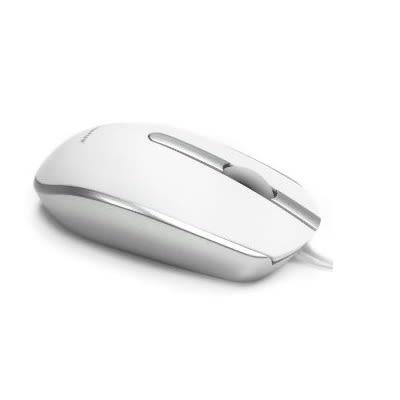 Myš Standardní 3tlačítková, Kabelový, USB Optické, Bílá Ceratech, model: M100 USBC