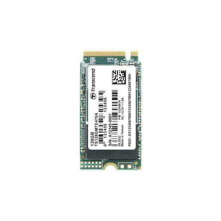 SSD, model: MTE470A Interní M.2 (2242) 256 bitů AES 128 Gb Průmyslová třída Transcend 3D TLC 75 °C -20 °C