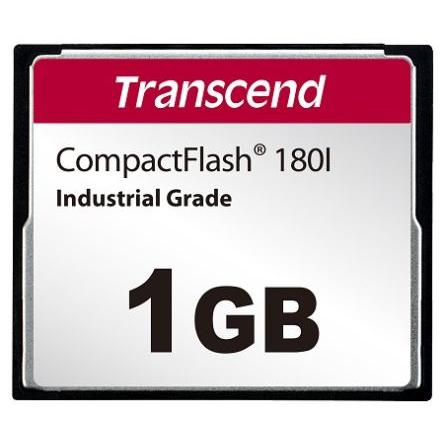 Karta Compact Flash Compact Flash Transcend 1 Gb Průmyslová třída, model: CF180I SLC